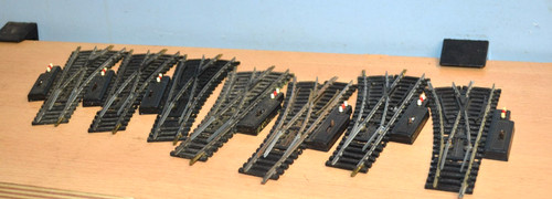 Jouef lot 7 aiguillages - e,