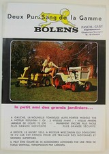 prospectus brochure BOLENS tracteur tondeuse gazon jardinage motoculture tractor