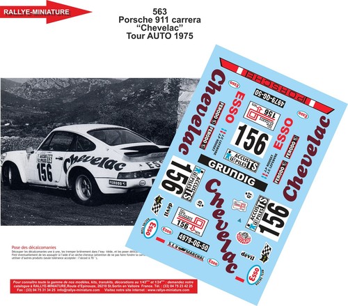 Decals ref 0563 porsche - decals, 1/43