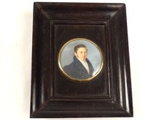 Miniature peinte portrait