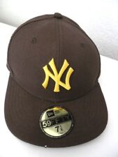 Casquette NY New Era 59 Fifty Genuine Merchandise 7 1/8 KAPPE CAP SNAPBACK Brun 