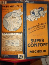 carte michelin 56, Paris Reims