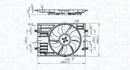 Ventilateur radiateur - ventilateur, de