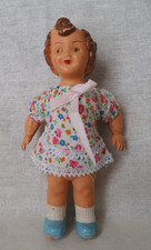 Ancienne petite poupée mécanique  Gégé France , 17 cm