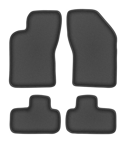 Jeu tapis velours graphite - de,