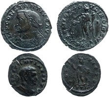 Constantius et Constantin - Follis et demi follis   (AB202)