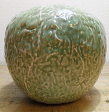Ancien vase Céramique vert