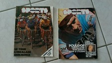 1976-lot 2 SPORTS MAGAZINE-special cyclisme/tour de france/poulidor/velo!