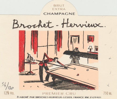 Avril etiquette champage - etiquette, de