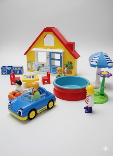 Lot playmobil maison - playmobil, 1.2.3