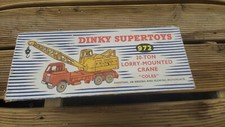 DINKY SUPERTOYS 972  - GRUE AUTOPORTEE COLES 20 TONNES 6 ROUES-  MADE IN ENGLAND