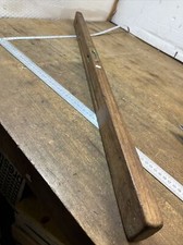 outil ancien niveau à bulle en bois 90 cm  ( n° 13)