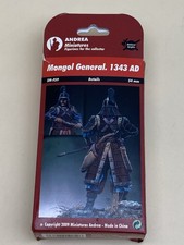 Figurine en metal : Mongol Général 1343 AD Andréa Miniature
