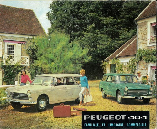 Catalogue brochure peugeot 404 - brochure,