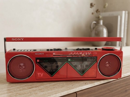 Sony cfs w50 rare boombox - cfs-w50,