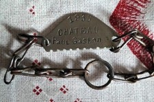 Demi Plaque d'identité classe 1938 France 40 ww2