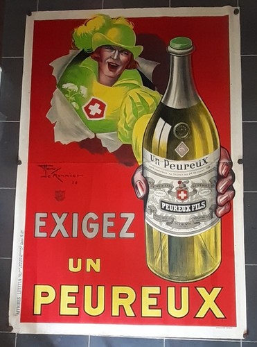 Affiche ancienne exigez - affiche,