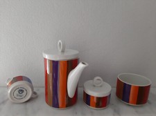 Villeroy et Boch, service à petit déjeuner vintage 4 pièces.