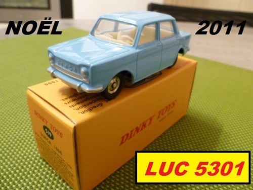 Simca 1000 bleu ciel - bleu, #519