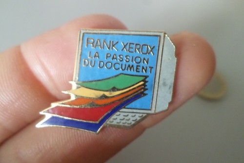 Pin broche badge rank - rank, xerox