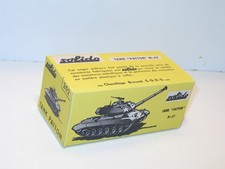 SOLIDO ref 202, boite repro CARTON DUR identique pour char patton militaire M47