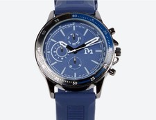 montre de sport homme bleue