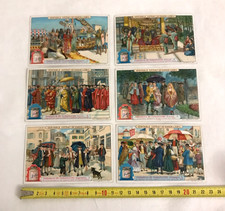 6 Anciennes chromos LIEBIG