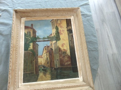 Tableau ancien huile sur toile