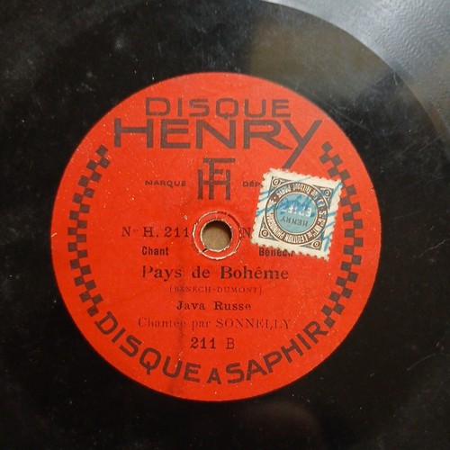 78t sonnelly pays bohême - 78t, de