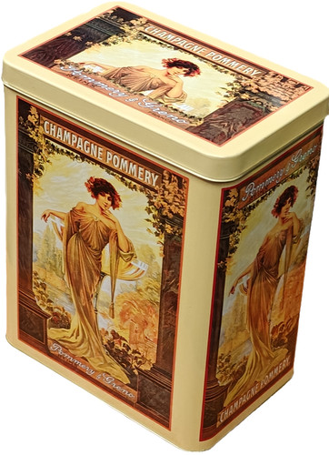 Boite métal champagne - métal,