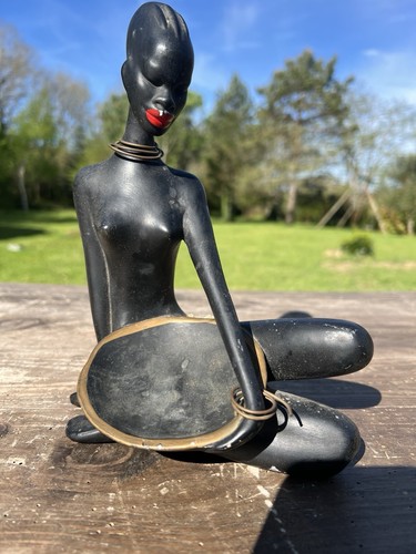 Statuette femme africaine - femme,