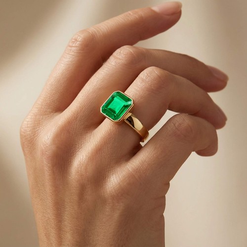 Bague mariage émeraude - mariage,