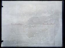 Ville Port à identifier Photo NEGATIVE Plaque de verre Stereo Vintage V31L8n3