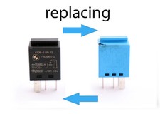 BMW 1 3 5 6 7 X1 X3 X5 X6 Z4 Z8 Serie Relais echangeur Noir 6919113