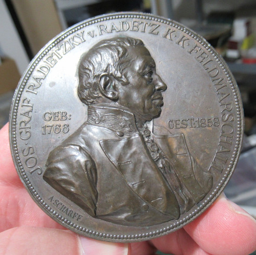 Rare 1892 medal monument - medal,, for