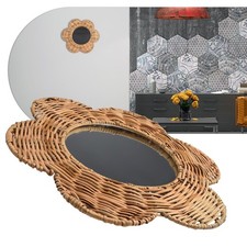Miroir hexagonal suspendu en