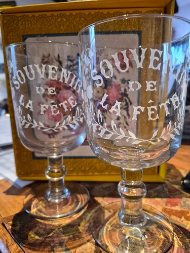 Verre cristal gravé souvenir - verre,