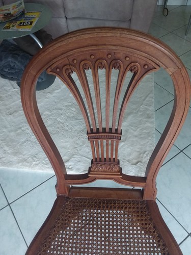 Chaise bois rustique - chaise,