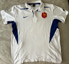 RUGBY MAILLOT VINTAGE EQUIPE DE FRANCE  2003 -2004  2ème ligne Porté N.5
