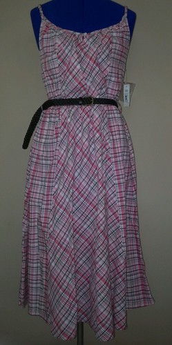 Faded glory pink - faded, plaid
