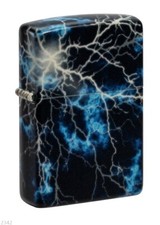 ZIPPO ★ GLOW-IN-THE-DARK LIGHTNING (Premium - 540° color process)