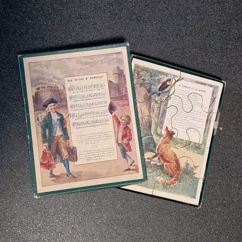 Boite puzzles anciens 1920 - boite, 3