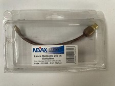 Nevax Lance malléable 250 l/h Acétylène ref : 221205 ESC 764542