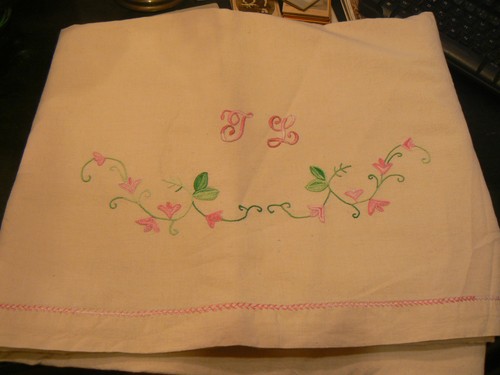 Ravissant ancien drap - ancien,