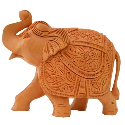 Bois éléphant sculpture - en,