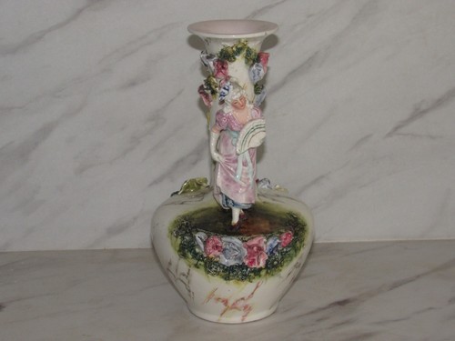 Ancien vase décoratif en - ,