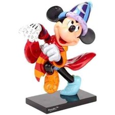 Disney Wizard Mickey 14 pouces Statue by Romero Britto Figurine Enesco New Ja...