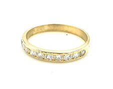 MAGNIFIQUE BAGUE OR 18 CARATS - Alliance en diamants 1,05 carat - 2,44 g