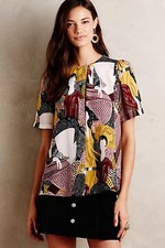 NIP Anthropologie Tyka Silk Tee by Karen Walker Size 6 $425