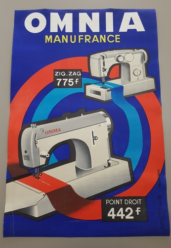 Affiche ancienne omnia - ancienne,
